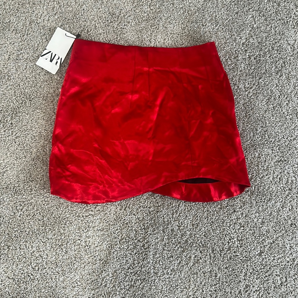 Red Mini Skirt
